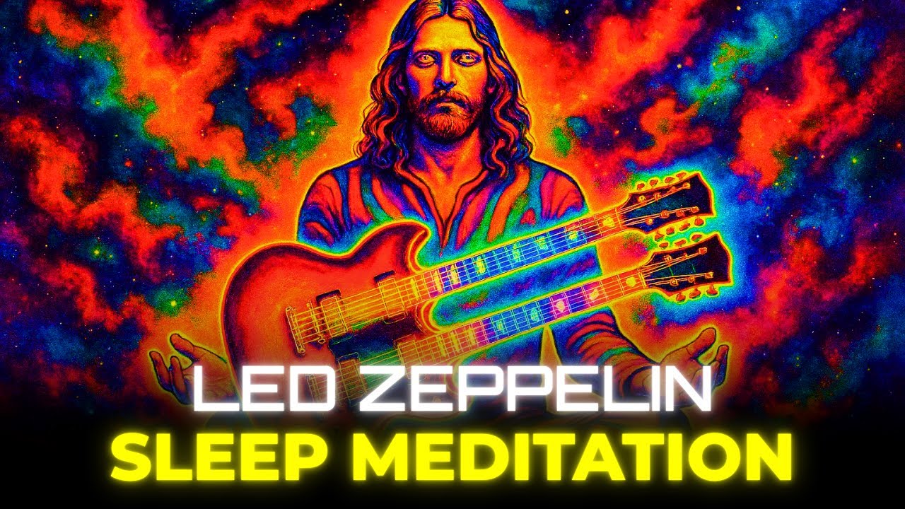 LED ZEPPELIN STYLE SLEEP MEDITATION MUSIC 💤 Relaxing Guitar Ambience for Deep Sleep & Calm