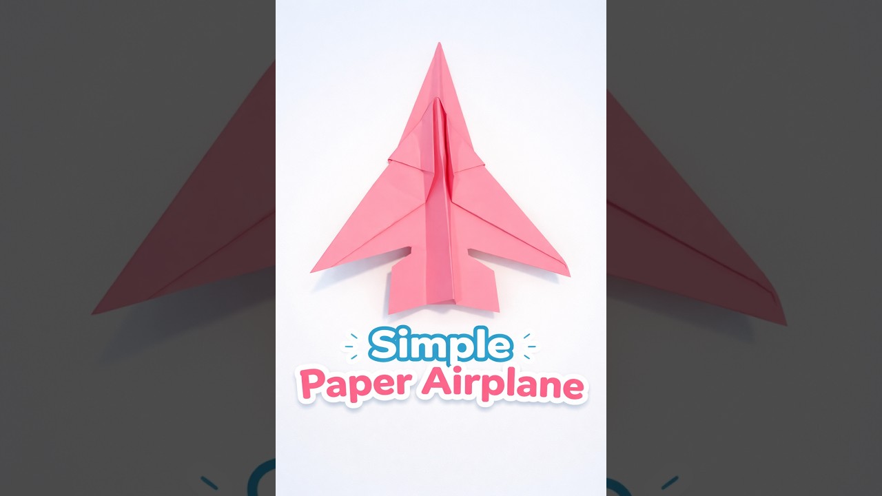 How to Make a Simple Paper Airplane | Best Paper Airplane | Aeroplane kaise banate hai