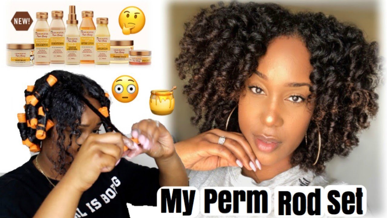 MY PERM ROD SET!! | *NEW* CREME OF NATURE PURE HONEY COLLECTION!