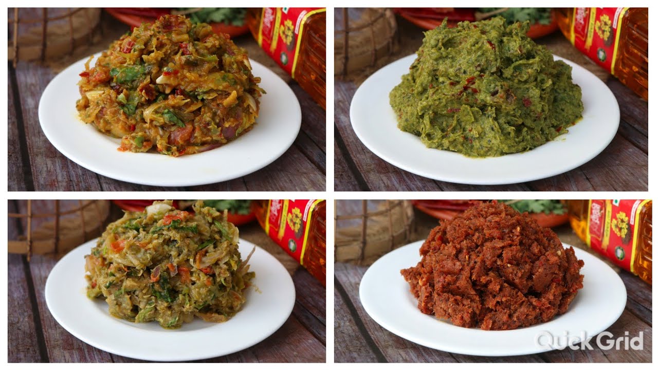 বিক্রমপুরের ঐতিহ্যবাহী ৪ টি ভিন্ন স্বাদে ভর্তা।।ভর্তা রেসিপি।।Vorta Recipe।।Bangladeshi Vorta Recipe