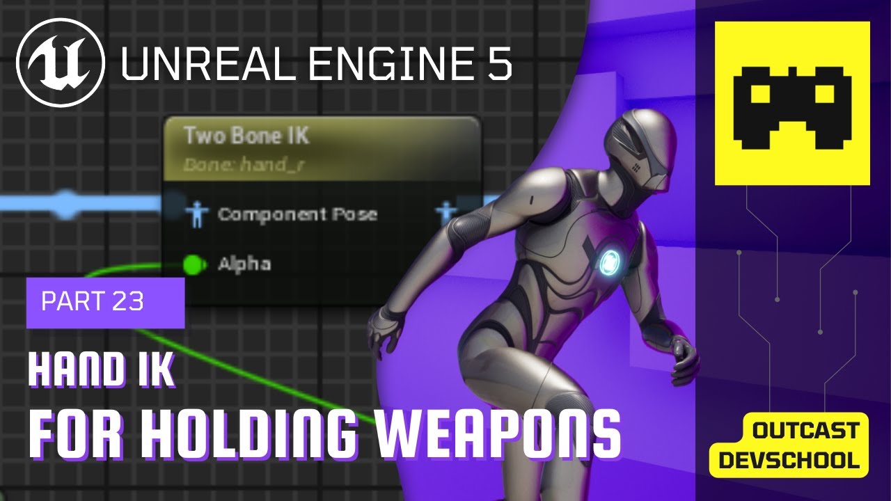 Upper Body Weapon Holding & Hand IK - Character Locomotion Tutorial 23