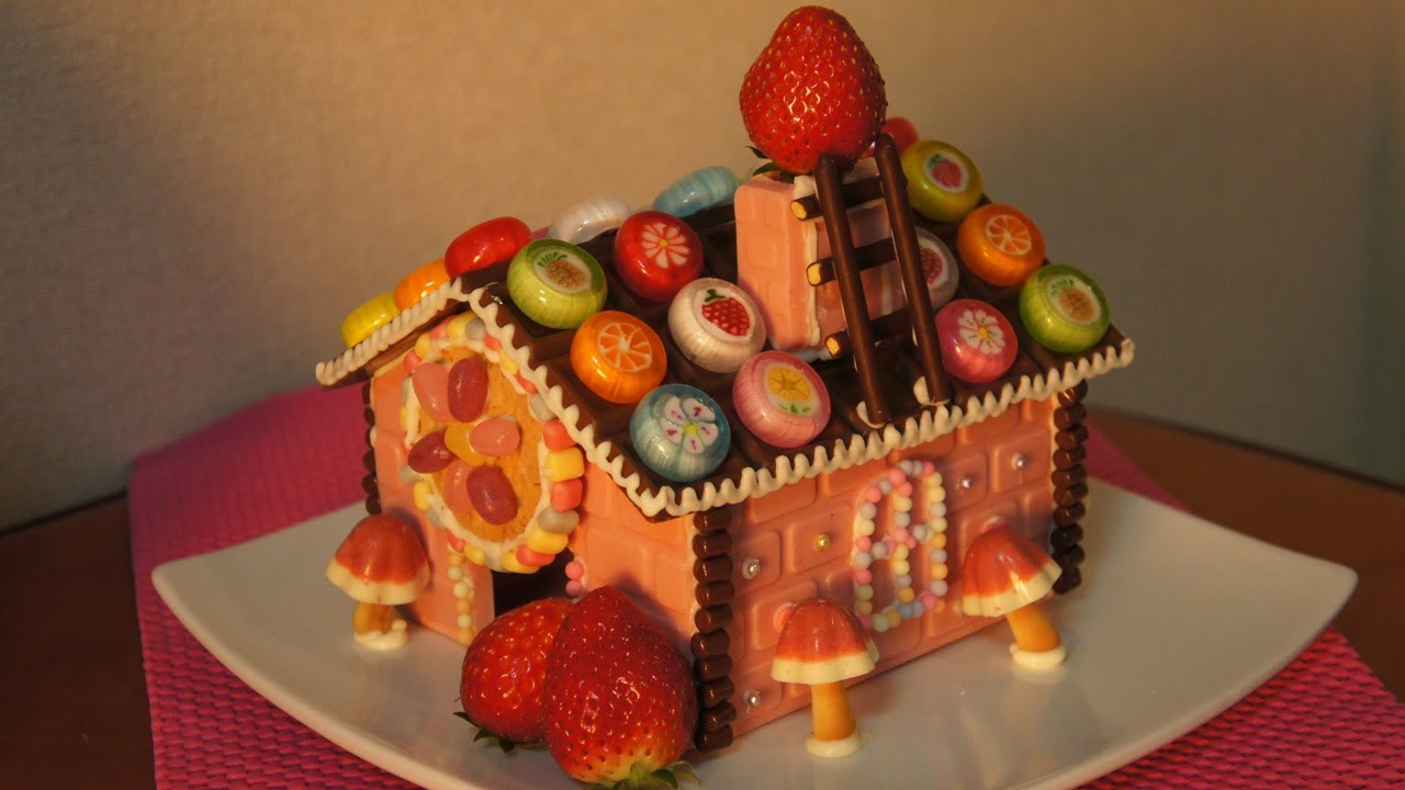 meiji Strawberry Chocolate House Japanese Interesting DIY Candy Making Kit