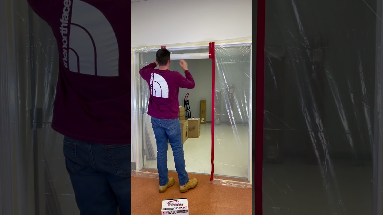 Two Easy Ways to Create ZIPWALL® Barrier Doors!
