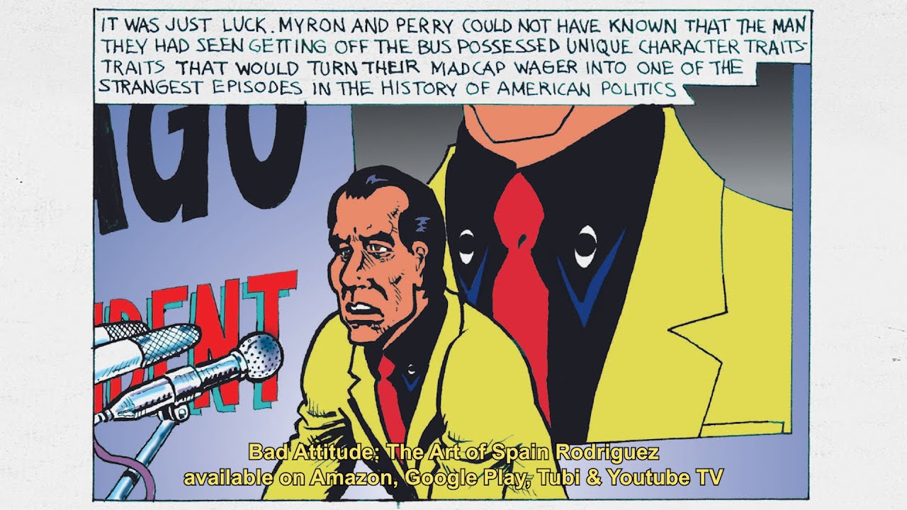 Spain Rodriguez noted in The Dark Hotel, history repeats itself. #comics  #badattitude #corruption