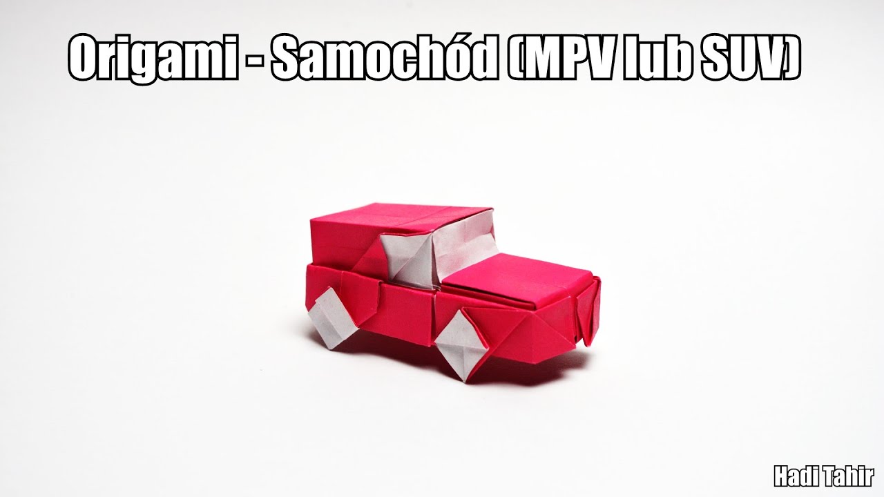 Origami - Samochód (MPV lub SUV)