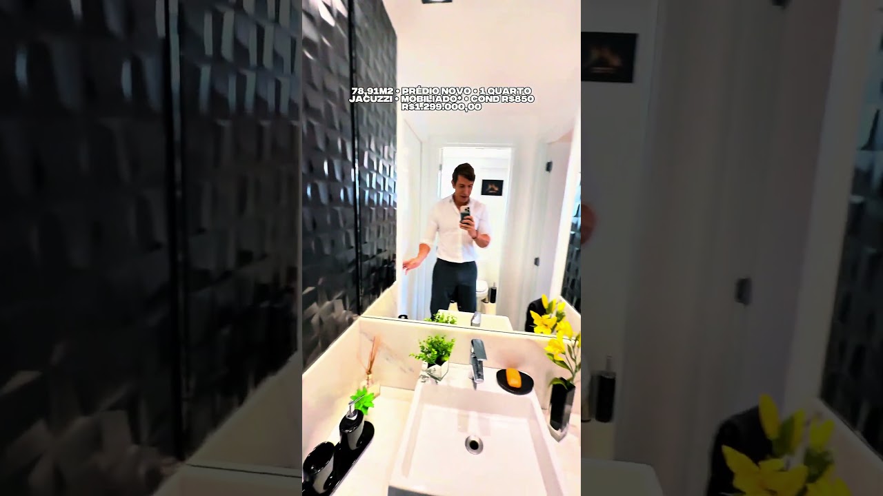 Solteir&atilde;o endinheirado procurando ap&ecirc; de 1 quarto em BH? Que tal esse com jacuzzi e at&eacute; rede? 😍