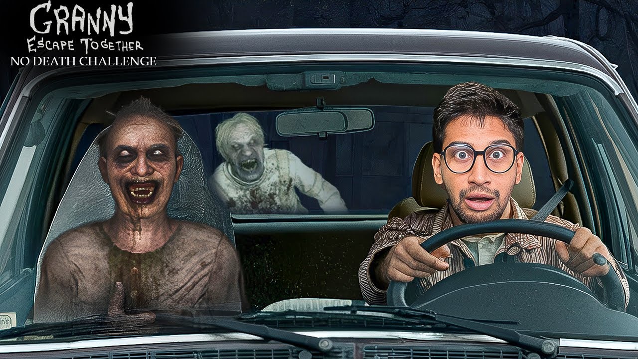NEW ENDING CUTSCENE IN GRANNY ESCAPE TOGETHER | CAR ESCAPE FULL GAMEPLAY