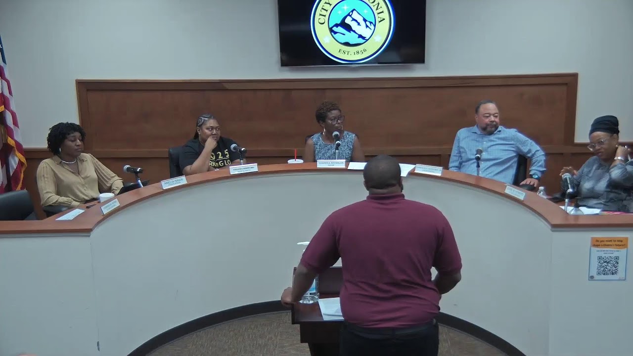 City of Lithonia's Public Hearing Meeting held on June 16, 2025