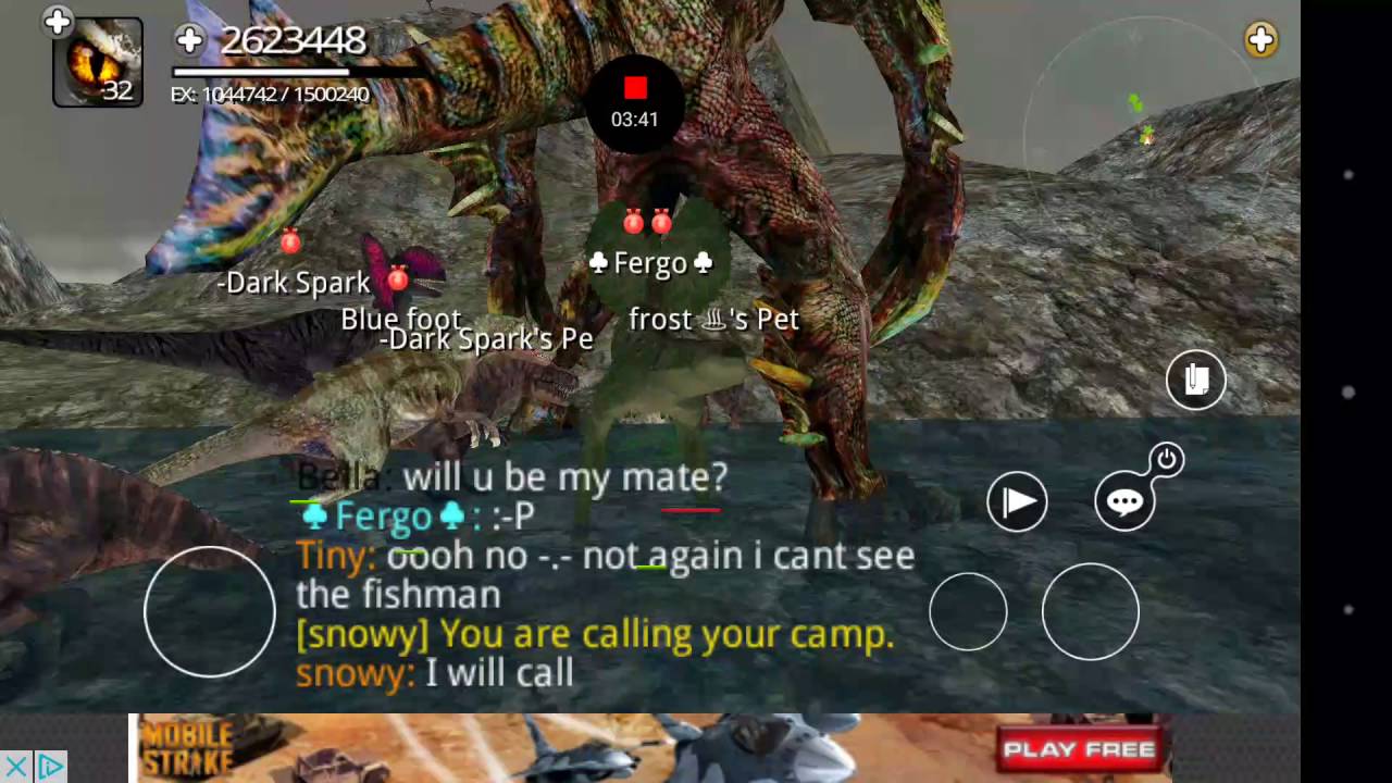 Dino's Online Fishman battle Hellgate 2