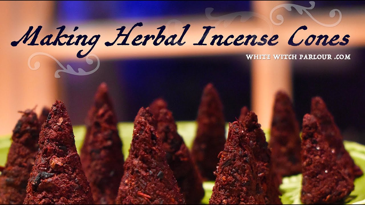 Making Herbal Cone Incense Tutorial ~ The White Witch Parlour