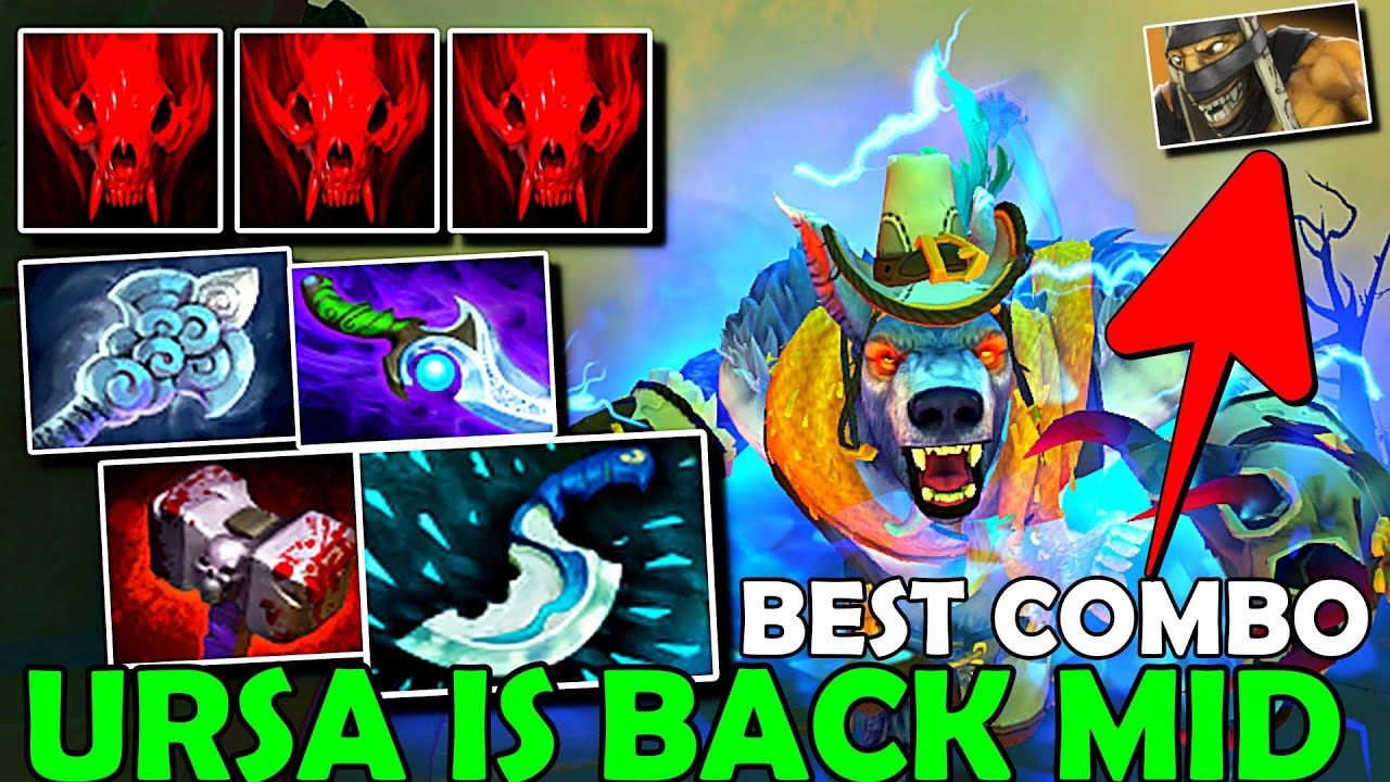 URSA IS BACK MID Best Combo New Update Enrage Carry - Dota 2 Pro Ranked Gameplay