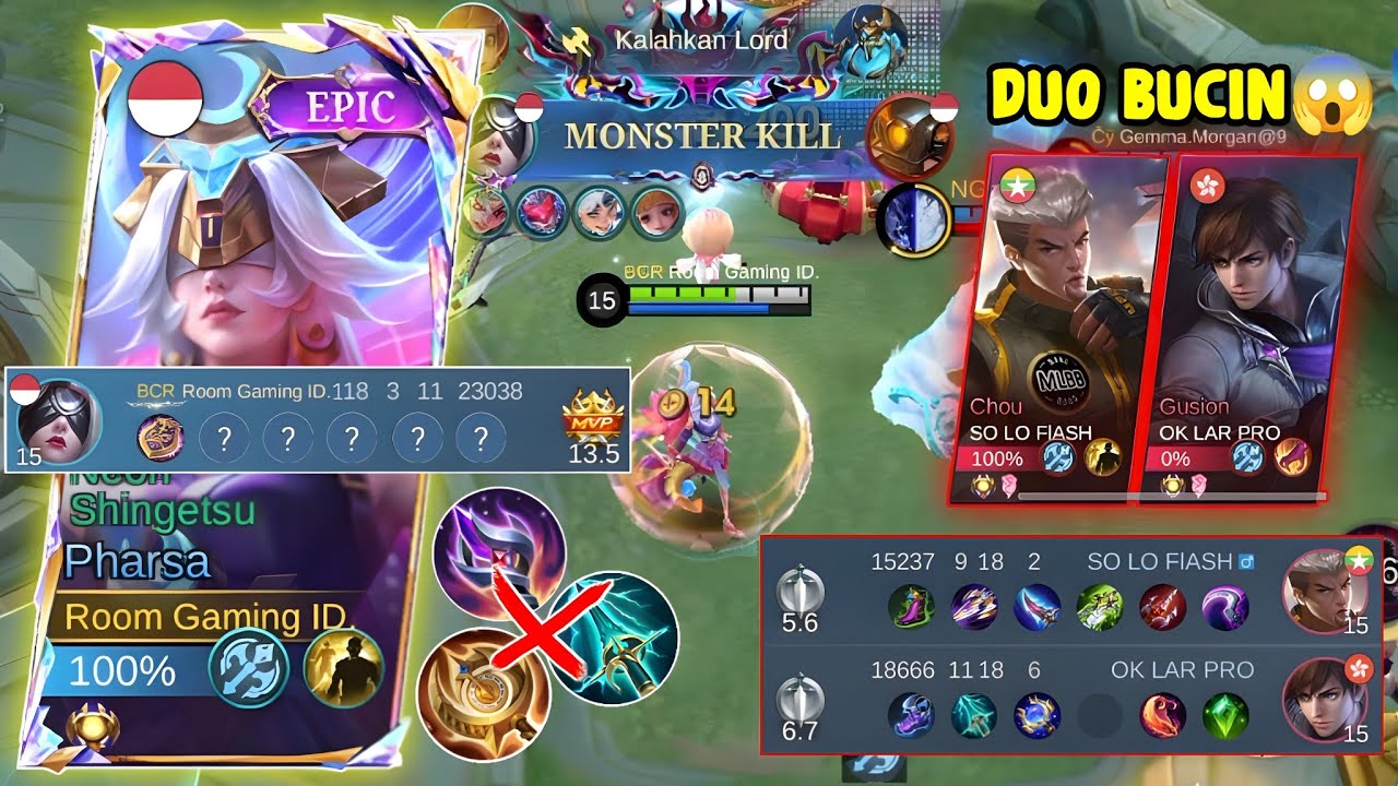 118 KILL😱 PHARSA INSTANT KILL || BUILD PHARSA TERSAKIT || PHARSA TOP 1 GLOBAL - MOBILE LEGENDS