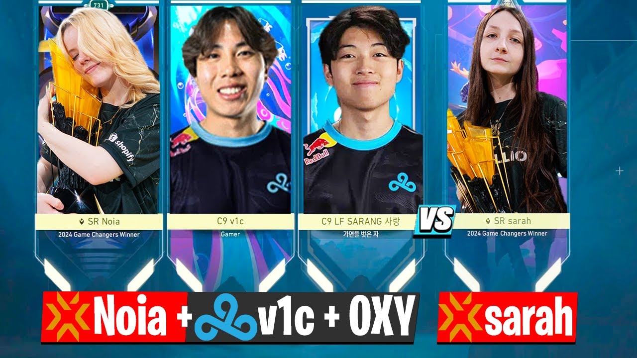 C9 OXY shows how to carry SR Noia & New C9 V1c with Broken Neon vs SR Sarah...