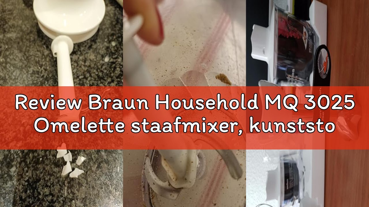 Review Braun Household MQ 3025 Omelette staafmixer, kunststof, wit