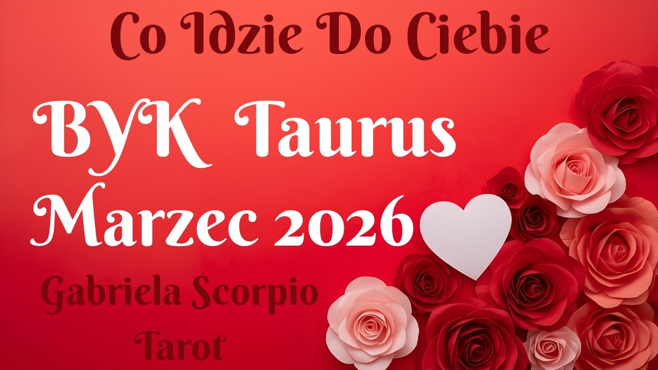 BYK ♉️ Co Idzie Do Ciebie Marzec 2026 Taurus Marz What's Coming Gabriela Scorpio Tarot
