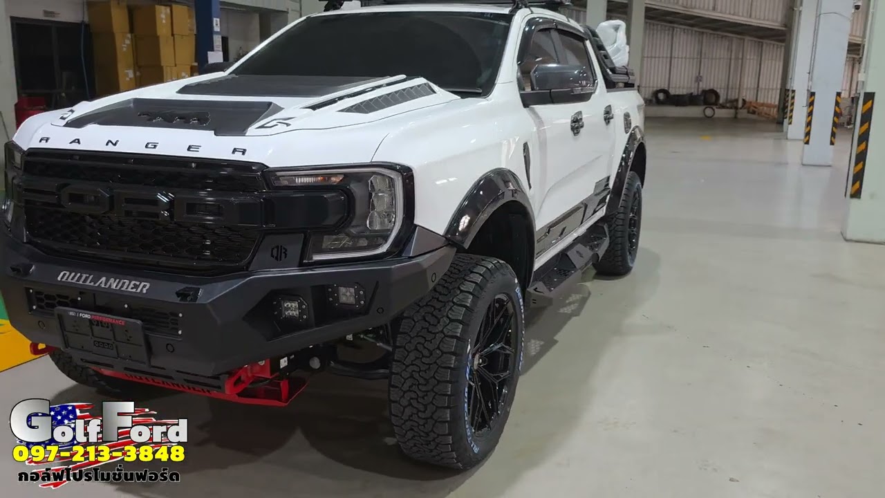 FORD RANGER SPORT แต่งสไตล์ออฟโรดด้วยชุดเหล็กรอบคัน พร้อมใส่ล้อ20