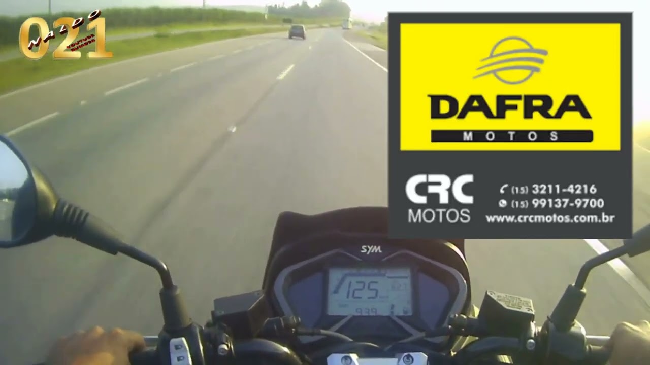 Top speed Dafra cruisym 150cc