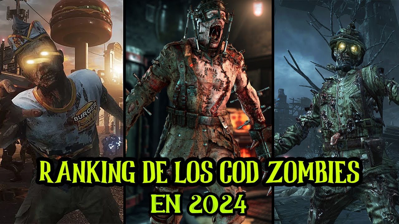 RANKING DE LOS CALL OF DUTY ZOMBIES 
