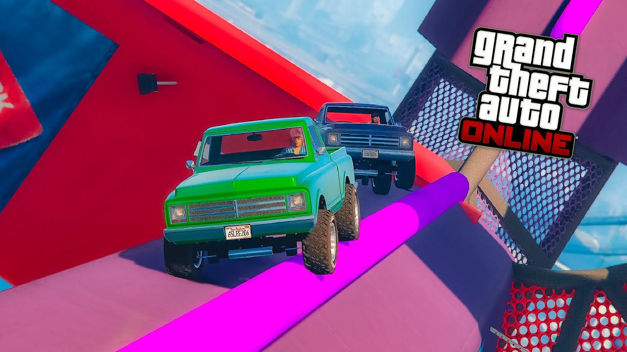 ДЛЯ ПОБЕДЫ ВСЕ СРЕДСТВА ХОРОШИ! УГАРНАЯ БИТВА ВНЕДОРОЖНИКОВ В GTA 5 Online (ГОНКИ ГТА 5 ОНЛАЙН)