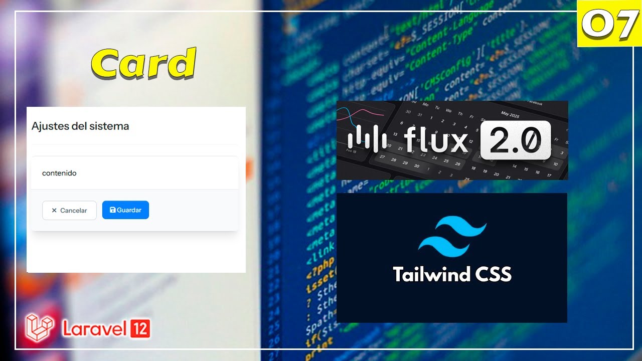 07 🛠️ Creando un Componente Card Reutilizable para Formularios Pro | Laravel 12 & Tailwind & FluxUI