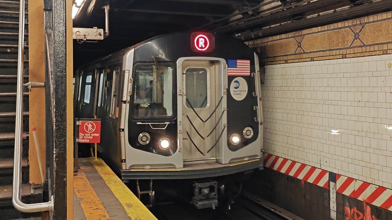 NYC Subway BMT Alstom R160A (R) Train Full Ride From Bay Ridge-95 Street to Forest Hills-71 Avenue