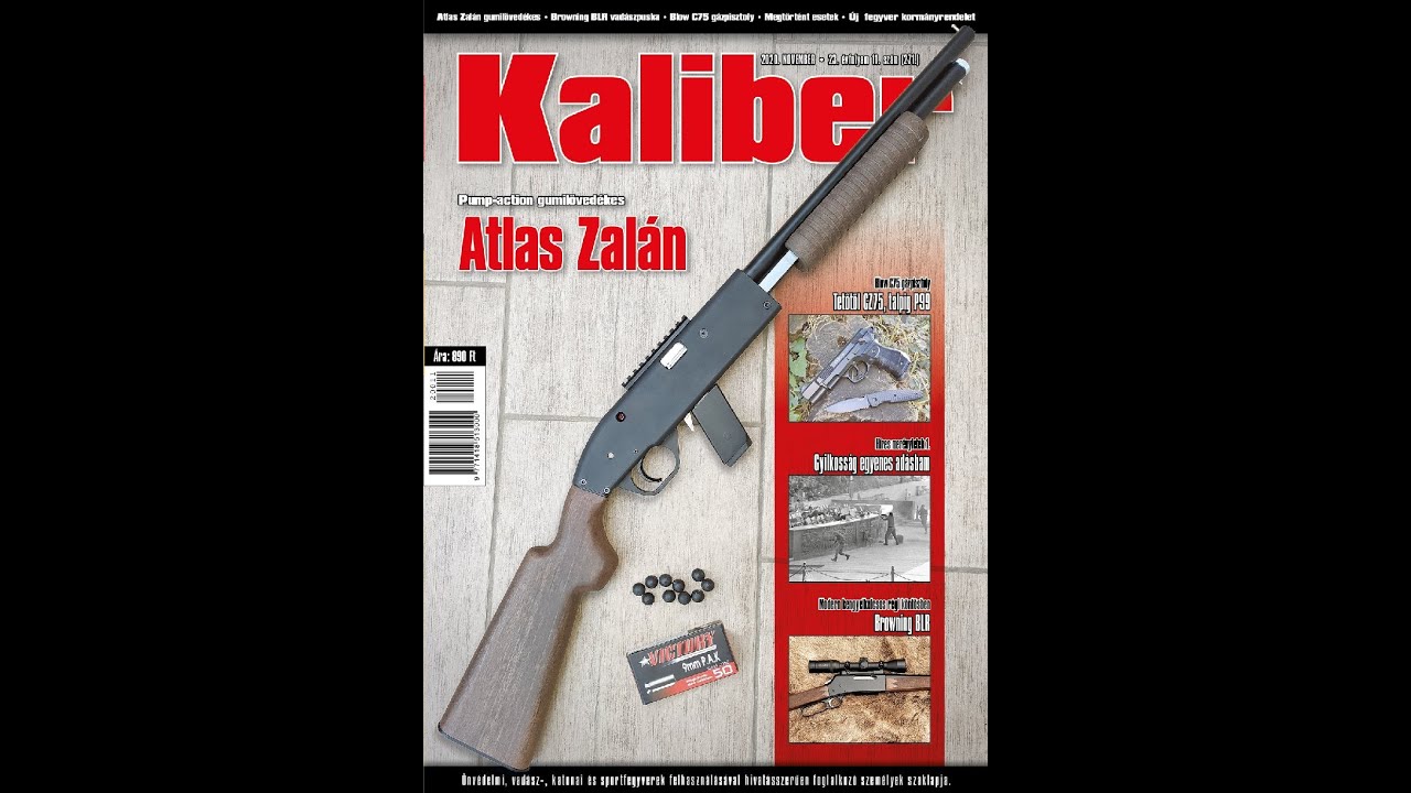 ATLAS ZALÁN gumilövedékes muzeális ismétlőpuska – 2. rész