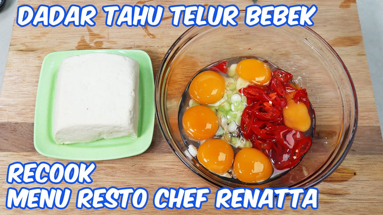 DADAR TAHU TELUR BEBEK | RECOOK MENU DARI RESTO CHEF RENATTA MOELOEK