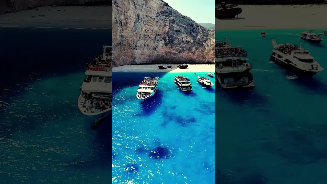 Beautiful Beaches with Sound of the Sea and Music