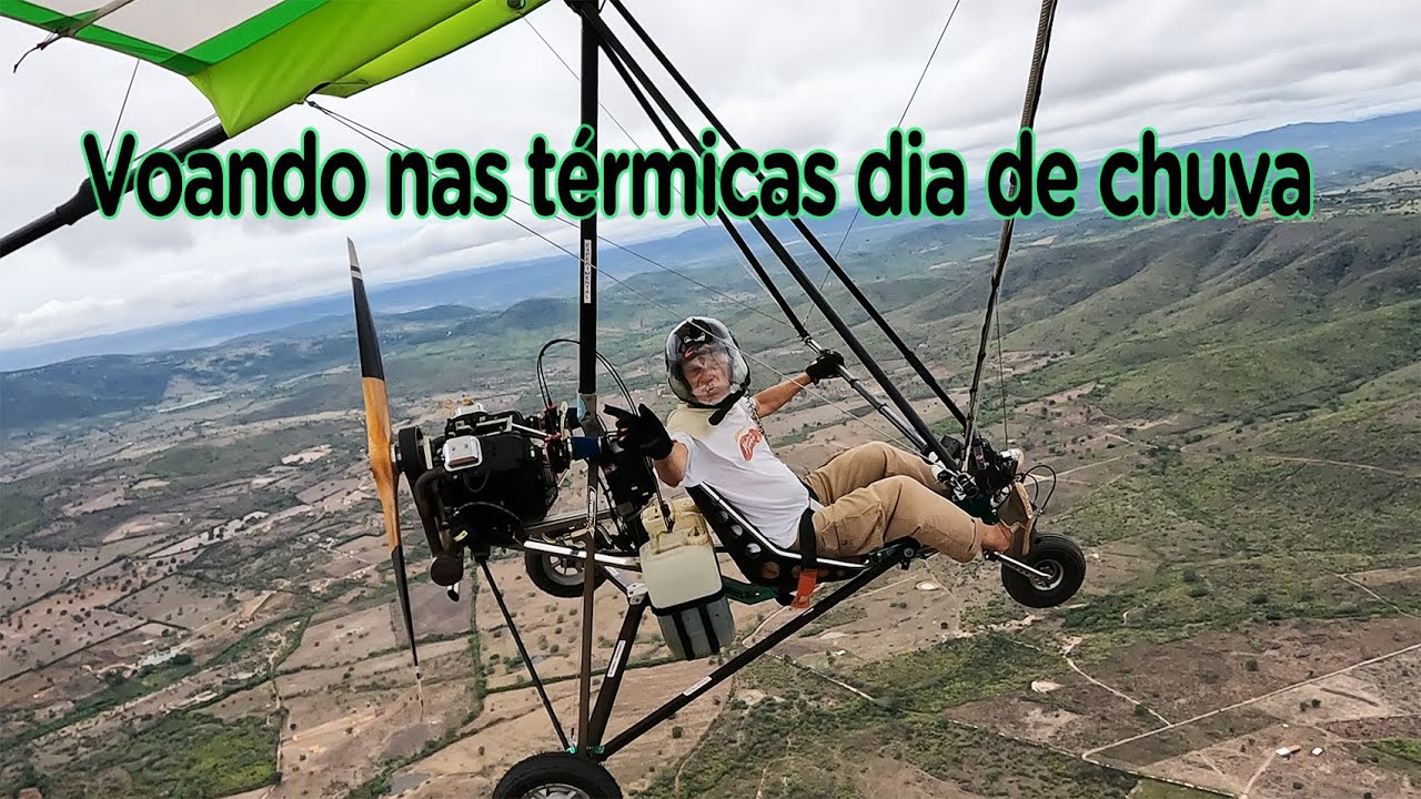 Voando Térmicas em nuvens de chuva