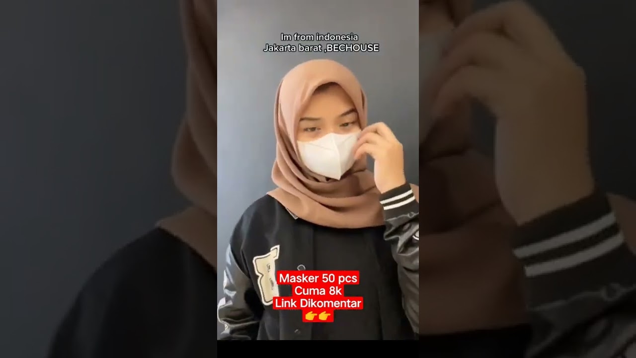 MASKER DUCKBILL (50pcs) MASKER DUCKBIL 3PLY MIRIP SENSI PUTIH
