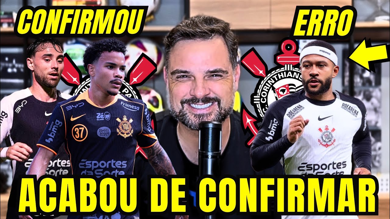 🛑URGENTE🛑VAZOU TUDO AGORA DE &Uacute;LTIMA HORA DO CORINTHIANS! NOVIDADES PARA O JOGO E SITUA&Ccedil;&Atilde;O DE MEMPHIS