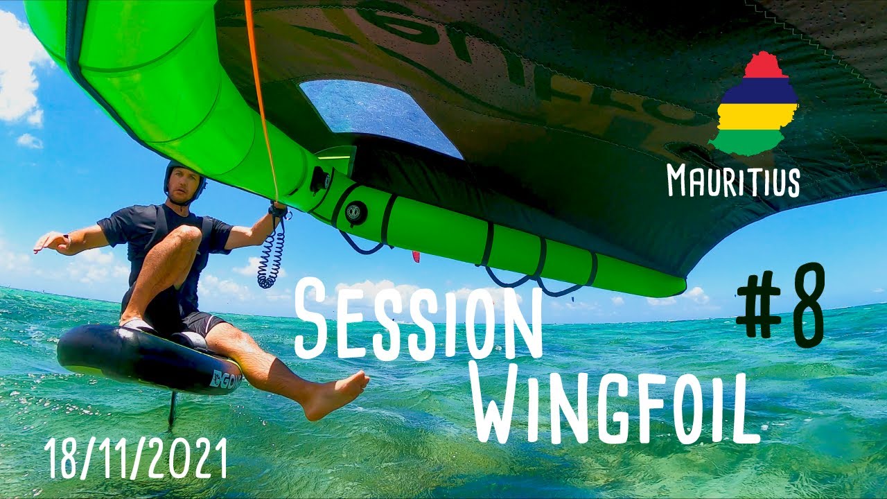 #8 Session WingFoil d'un rider lambda dans le lagon du Morne🏝️ à Maurice Gong Hipe V2/Neutra V2 2022