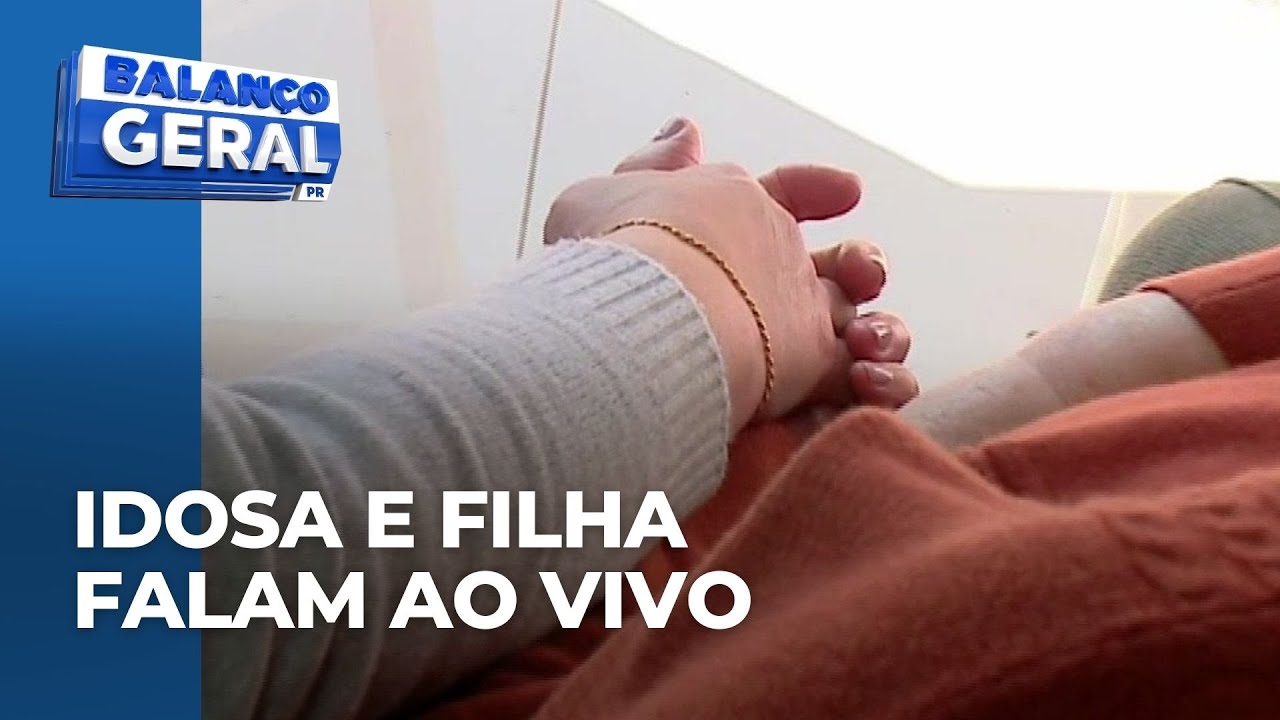 Idosa e filha falam ao vivo sobre o tempo que passaram como reféns de assaltante em Pinhais