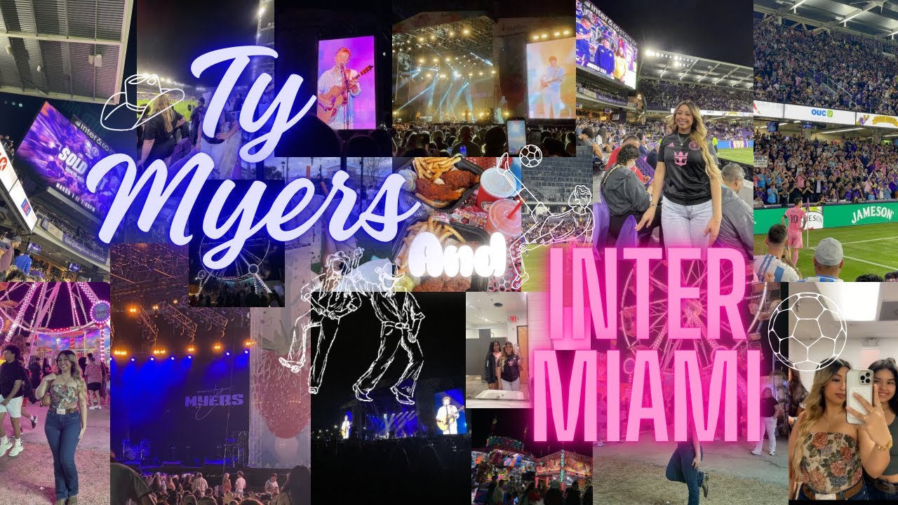 Ty Myers Concert & Inter Miami Soccer Game🤠🍓⚽️🏟️ #tymyers #intermiami #concert #soccer 