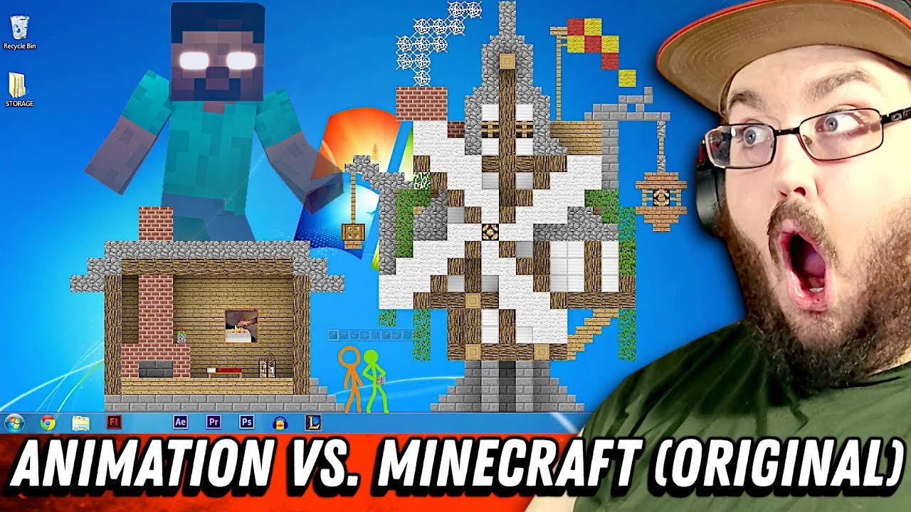 Animation vs. Minecraft (original) REACTION!!!