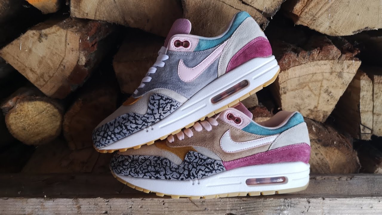 Air Max 1 elephant print custom
