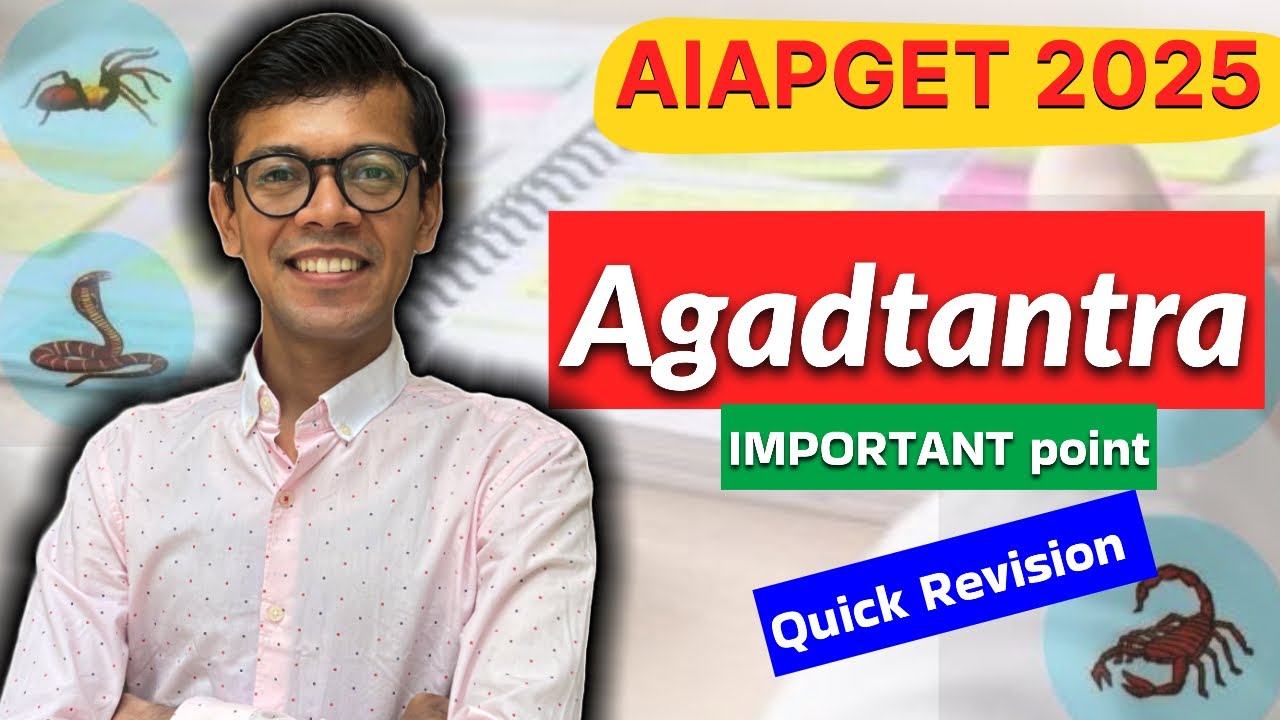 AIAPGET 2025 - agadtantra important points