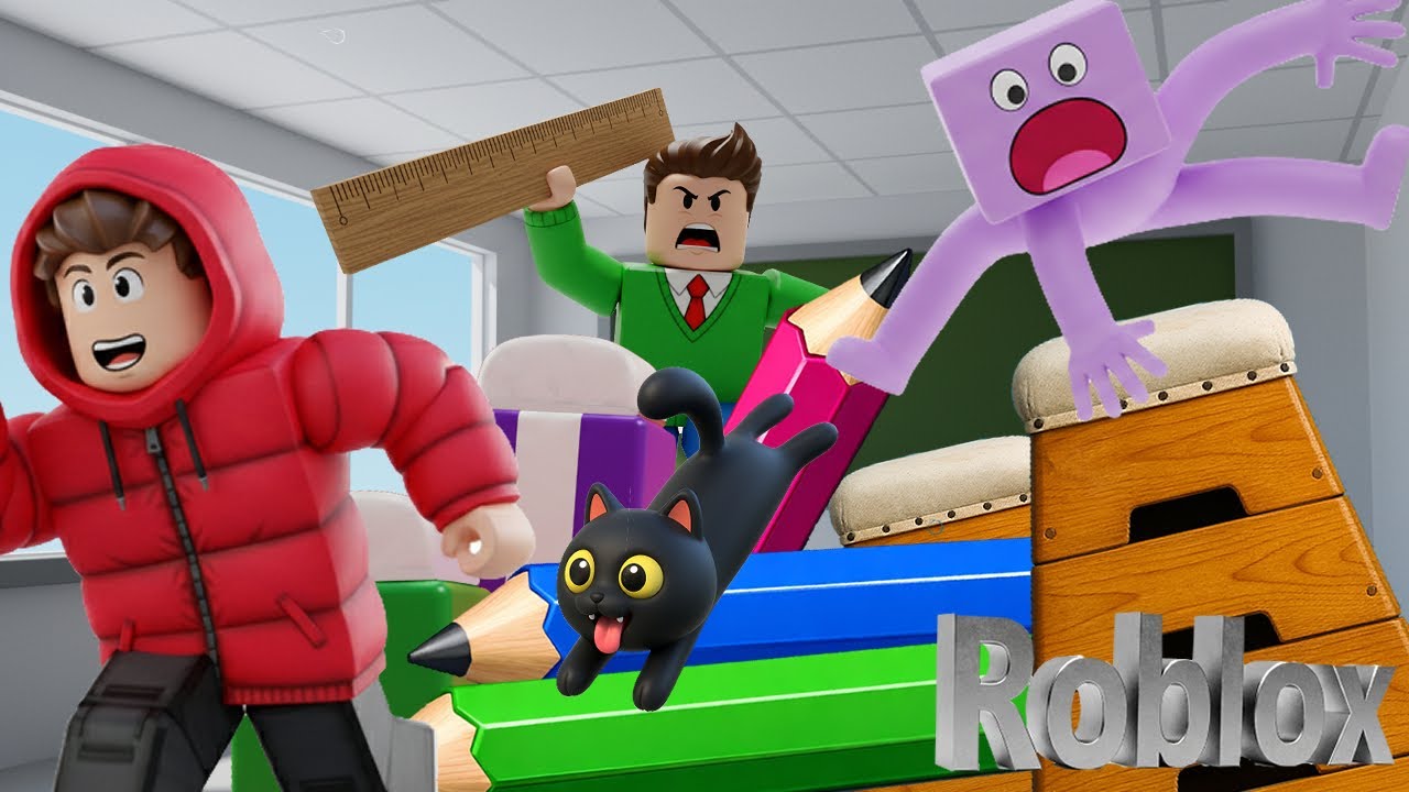 【ロブロックス】ヤバすぎ学校からアスレチック脱出！[Roblox] A dangerous athletic escape from school!