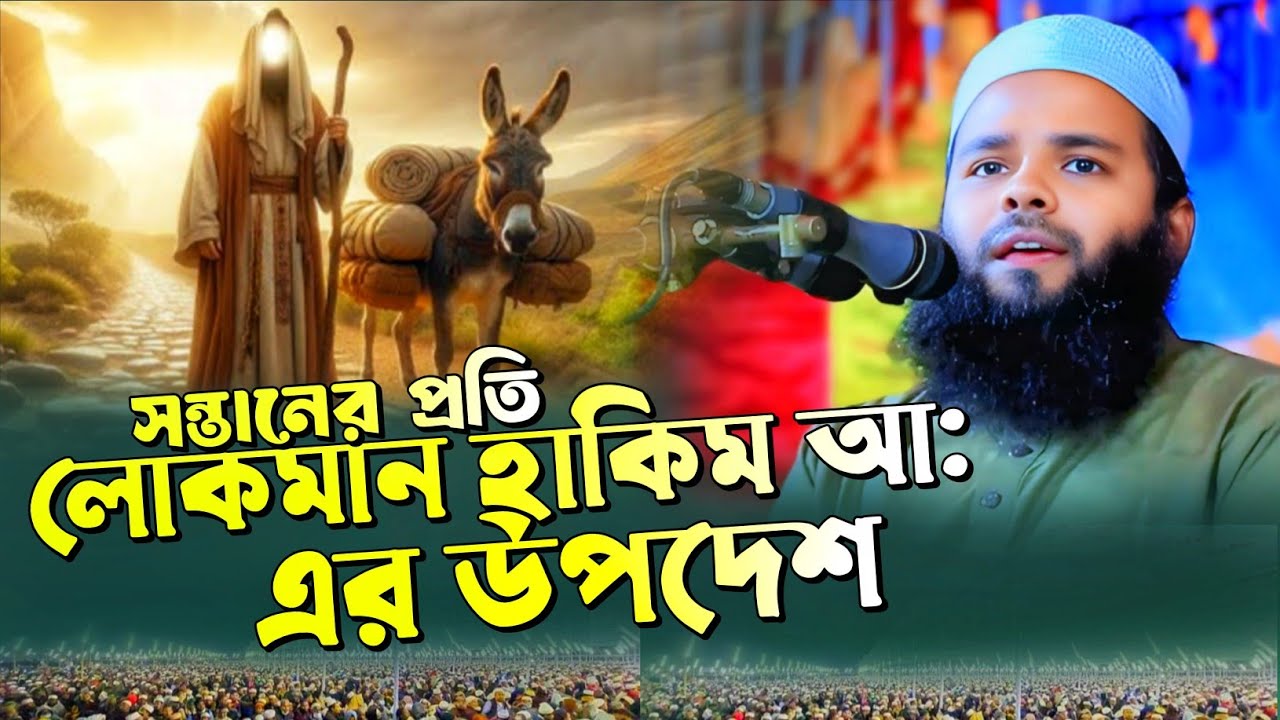 নতুন ওয়াজ ২৫। সন্তানের প্রতি লোকমান হাকিম আঃ এর উপদেশ। মুফতি আব্দুল্লাহ জমিরী। Mufti Abdullah Jomiri