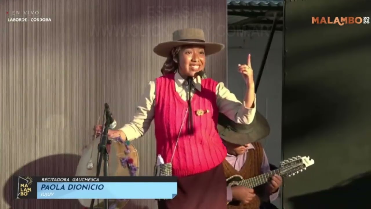 🎙️🔥Paola Dionicio en el Festival Nacional del Malambo 2026 🇦🇷