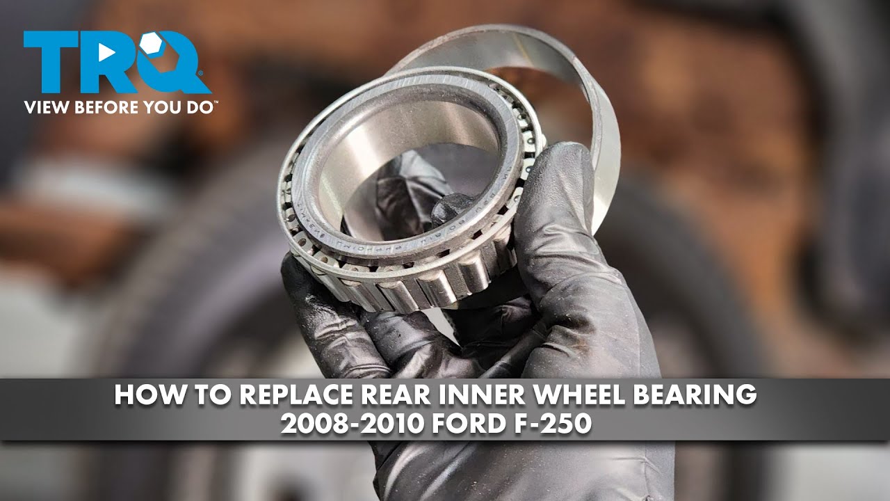 How to Replace Rear Inner Wheel Bearing 2008-2010 Ford F-250