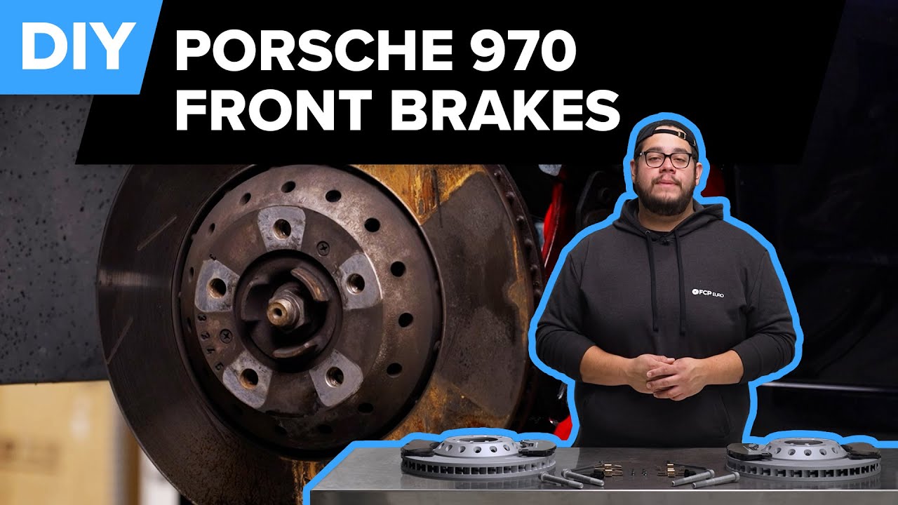 Porsche Panamera Front Brake Rotor & Pad Replacement DIY (2010-2016 Porsche Panamera 970)