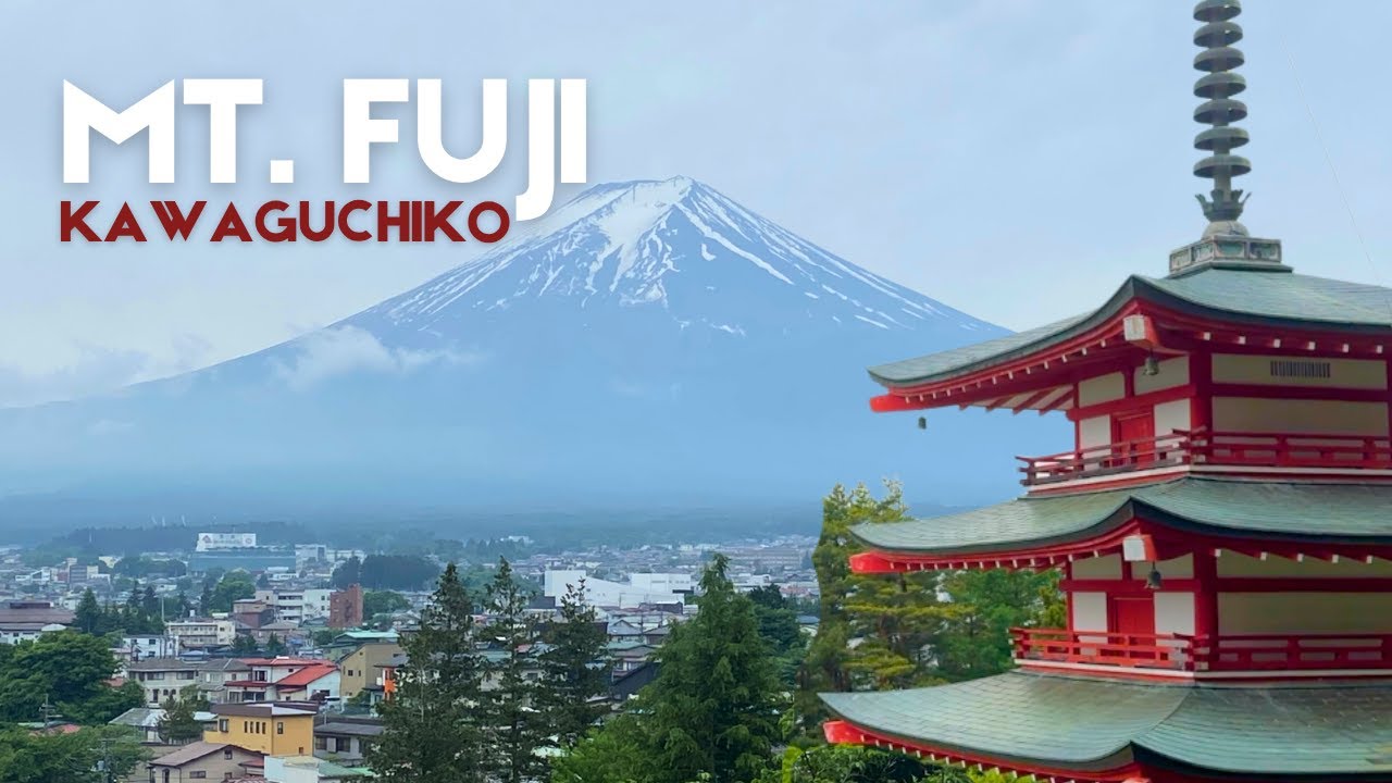 the best spots to take photos of MT. FUJI ⏐ 3 days in KAWAGUCHIKO, JAPAN 🇯🇵🗻