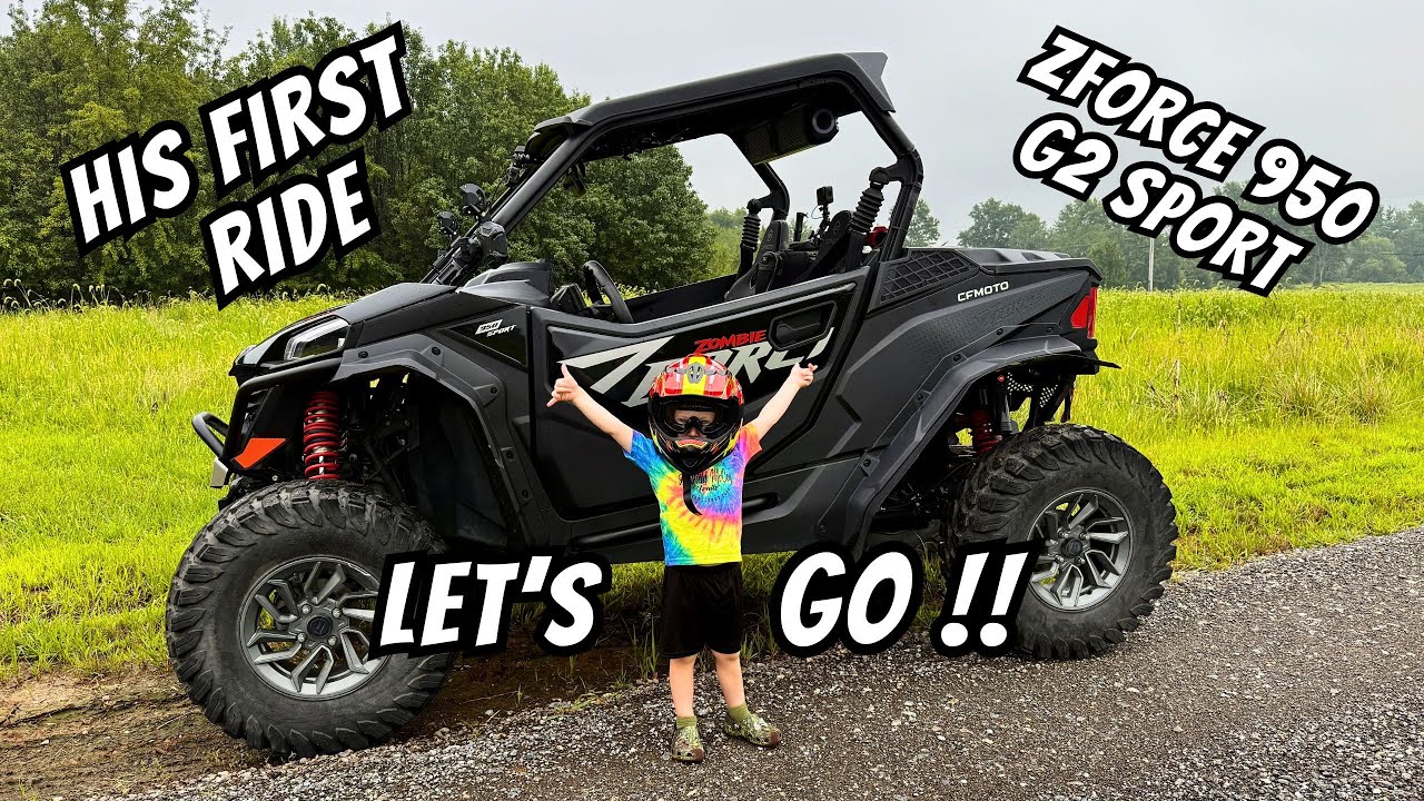 CFMoto ZForce Gen 2 950: Our Grandson's First SXS Experience!!