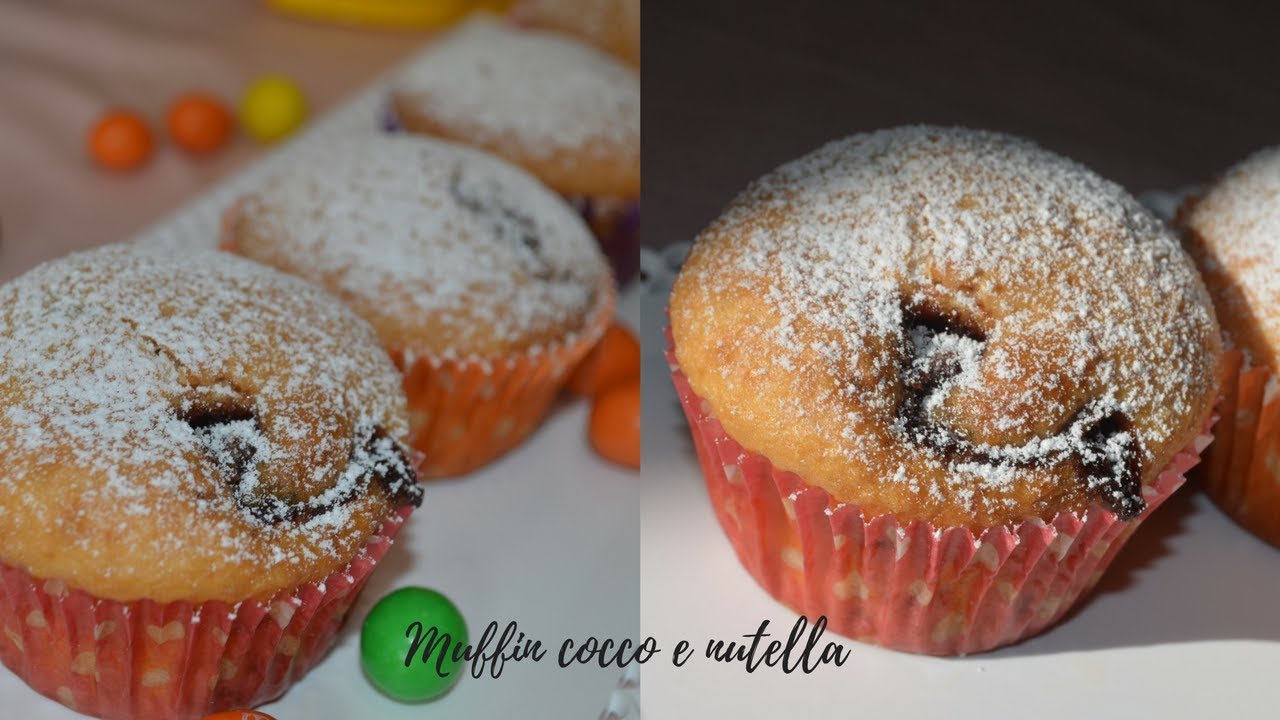 Muffin cocco e nutella