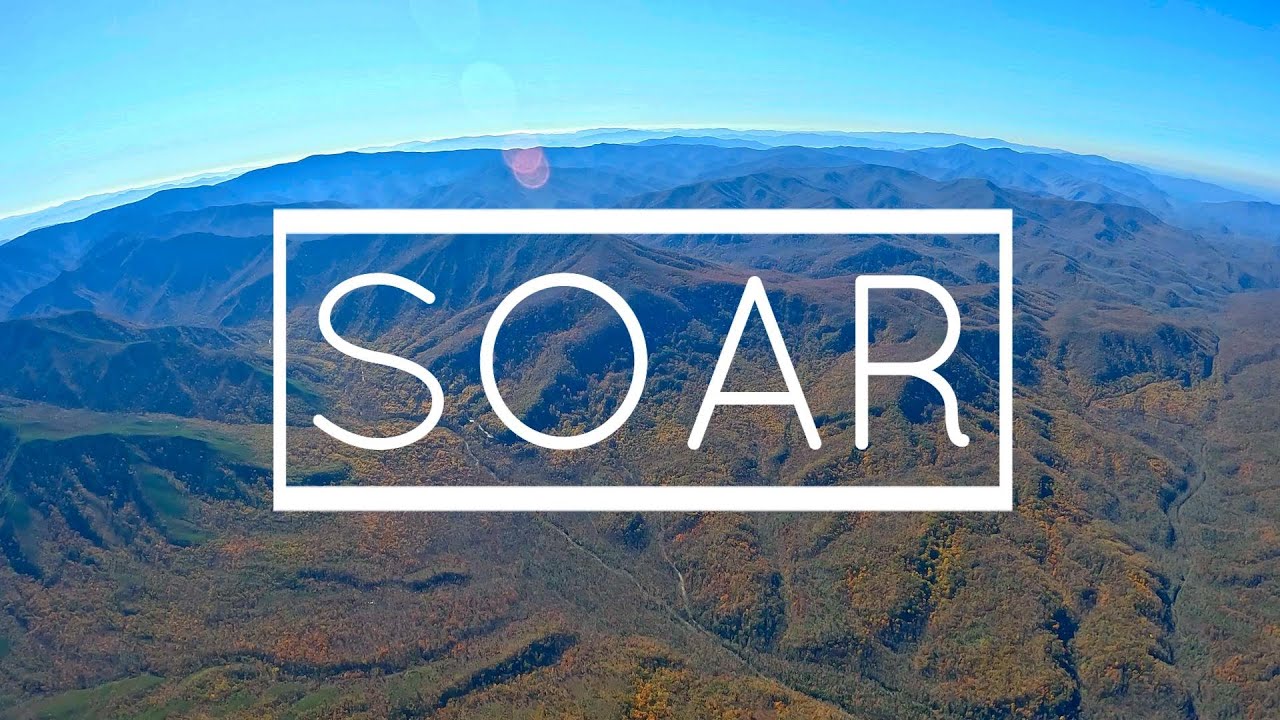 Soaring: Fall over the Smoky Mountains | First Person POV Cessna Flight (4KHD)