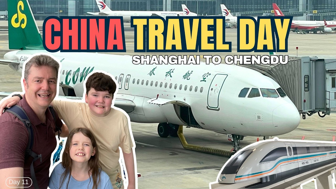 ДЕНЬ ПУТЕШЕСТВИЯ ПО КИТАЮ — ИЗ ШАНХАЯ В ЧЭНДУ НА МАГЛЕВЕ и ПОЛЕТОМ China Southern Airlines
