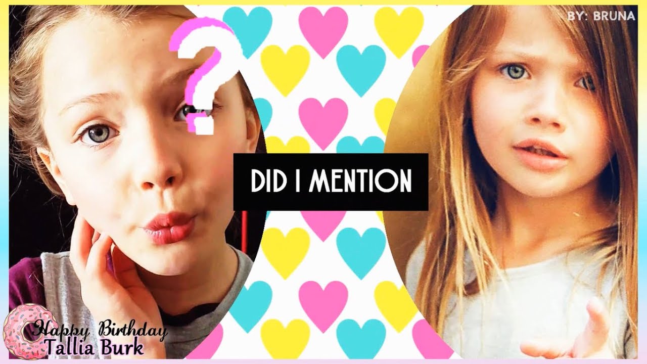 Happy 8th Birthday Tallia Burk | Did i Mention ♥