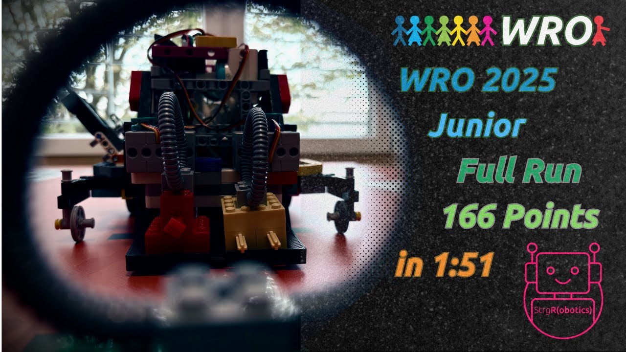 WRO Full Run 2025 Junior 166 Points in 1:51