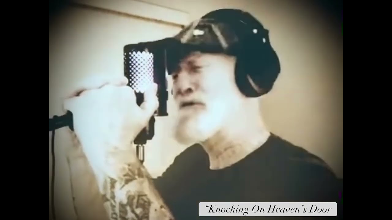 “Knockin On Heavens Door”, by Bob Dylan, this version is an acoustic by Guns & Roses, my cover